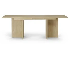 Novanook Valgomojo stalas, 140-200 cm UOSIS, 90x140-200x90 cm, Natūrali mediena
