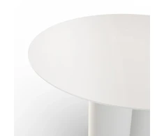 Novanook Valgomojo stalas, COLONA, 120x120x75 cm, Pilkai smėlio spalvos