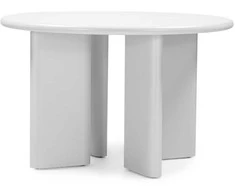 Novanook Valgomojo stalas, MOLIQ, 120x120x75 cm, smėlio pilkas
