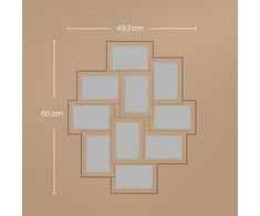 Nuotraukų rėmelis Songmics Koliažas 60 x 49.3 x 3.6 cm 10 vnt.