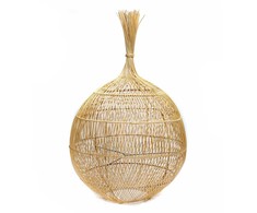 Pakabinamas šviestuvas Bazaar Aukštesnio lygio lempa, Wonton, 0.5x0.5x0.8 m, Natūrali