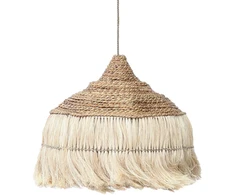 Pakabinamas šviestuvas Bazaar Pendentas, Abaka Hoola, 0,5x0,5x0,5 m, Natūralus
