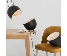 Customform Pakabinamas šviestuvas POPO L 1, juodas, Ø 23 cm