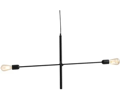 Pakabinamas šviestuvas Customform Lempos, TWIGO 2, 0.9x0.5 m, Juoda