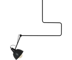 Pakabinamas šviestuvas Customform Lempos, COBEN WIDE, 0.59x1 m, Juoda