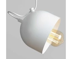 Pakabinamas šviestuvas Customform Lubų šviestuvas POPO 1, baltas, Ø 15 cm