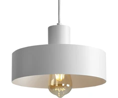 Pakabinamas šviestuvas Customform Lubų šviestuvas FAY 1 S, baltas, Ø 15 cm