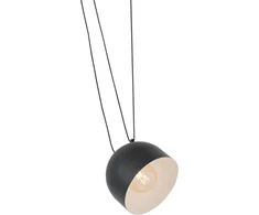 Customform Pakabinamas šviestuvas POPO L 1, juodas, Ø 23 cm
