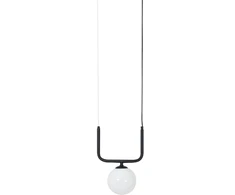 Pakabinamas šviestuvas Customform Lemputė, CATKIN, 0.3x0.33 m, Juoda