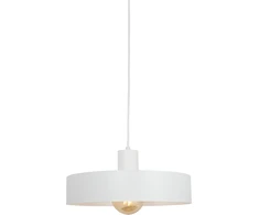 Pakabinamas šviestuvas Customform Lubų šviestuvas FAY 1 M, baltas, Ø 15 cm