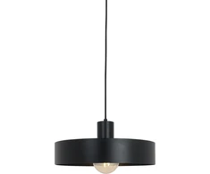 Pakabinamas šviestuvas Customform Lubų šviestuvas FAY 1 L, juodas, Ø 15 cm