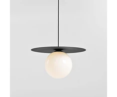 Pakabinamas šviestuvas Customform Pakabinama lempa, SKIVA BALL L, Juoda
