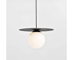 Pakabinamas šviestuvas Customform Pakabinama lempa, SKIVA BALL M, 0.21 m, Juoda