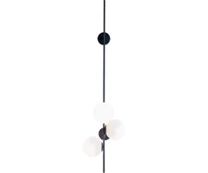 Pakabinamas šviestuvas Customform Sieninė lempa, BOBLER 2connect, 0.5x0.42x1.5 m, Juoda