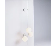 Pakabinamas šviestuvas Customform Sieninė lempa, BOBLER 2connect, 0.5x0.42x1.5 m, Balta