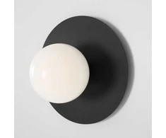 Pakabinamas šviestuvas Customform Sieninė lempa, SKIVA BALL M, 0.24x0.4 m, Juoda
