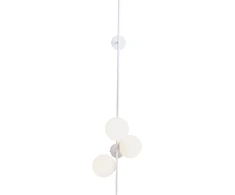 Pakabinamas šviestuvas Customform Sieninė lempa, BOBLER 2connect, 0.5x0.42x1.5 m, Balta