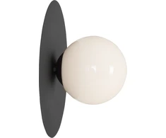 Pakabinamas šviestuvas Customform Sieninis žibintas, SKIVA BALL S, 0.17x0.3 m, Juodas
