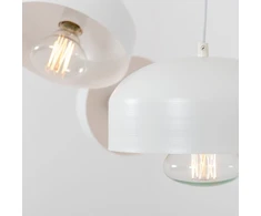 Pakabinamas šviestuvas Customform Šviestuvas, POPO FLAT L 4, Balta