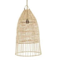 Pakabinamas šviestuvas Bazaar Pendalas, Elba, 0,3x0,3x0,6 m, Natūralus