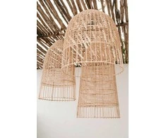 Pakabinamas šviestuvas Bazaar Pendalas, Elba, 0,3x0,3x0,6 m, Natūralus