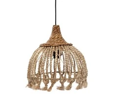 Pakabinamas šviestuvas Bazaar Pendelis, Abakas šalmuotas frančių gija, 0,31x0,31x0,33 m, Natūralus