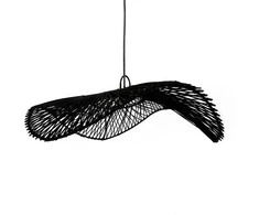 Pakabinamas šviestuvas Bazaar Pendelis, Chapeau, 0,75x0,75x0,2 m, Juoda