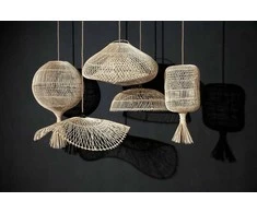 Pakabinamas šviestuvas Bazaar Pendelis, Chapeau, 0,75x0,75x0,2 m, Natūralus