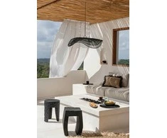 Pakabinamas šviestuvas Bazaar Pendelis, Chapeau, 0,75x0,75x0,2 m, Juoda