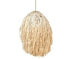 Pakabinamas šviestuvas Bazaar Pendelis, šukuotas, 0,45x0,45x0,75 m, Natūralus