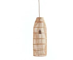 Pakabinamas šviestuvas Bazaar Pendelis, žvejybos gaudymo tinklas, 0,22x0,22x0,62 m, Natūralus