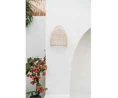 Pakabinamas šviestuvas Bazaar Sienos aplikačiai, Lalo, 0,25x0,45x0,55 m, Natūralus