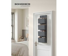 SONGMICS pakabinamas durų organizatorius su 4 kišenėmis, 33,5 x 12 x 100 cm, RDH04G