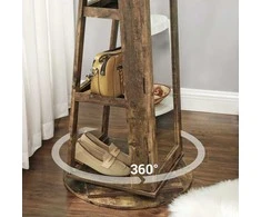 Songmics Juvelyrinių dirbinių spintelė 360° pasukama Vintage ruda