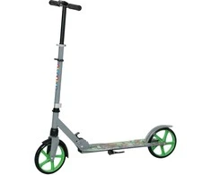 AIYAPLAY Motoroleris vaikams Sulankstomas vaikiškas motoroleris su reguliuojamu vairo aukščiu, 2 dideliais ratais, galiniu purvasaugiu ir stabdžiu, pedalinis motoroleris vaikams nuo 6 iki 12 metų, žalias