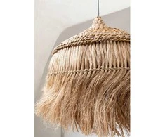 Pakabinamas šviestuvas Bazaar Pendentas, Abaka Hoola, 0,5x0,5x0,5 m, Natūralus