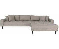 House Poilsio sofa, Lido Lounge, Akmuo, Juodi mediniai kojų galai