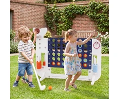Promotions 4 viename milžiniškas Connect Four žaidimas 140x47x108 cm mėlyna/pilka/tamsiai mėlyna/rožinė