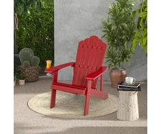 Promotions Adirondack kėdė 85x77x94 cm Raudona atspari oro sąlygoms