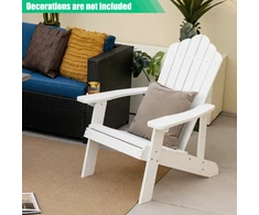 Promotions Adirondack sodo kėdžių komplektas 85x77x94 cm baltos spalvos HIPS medžiaga