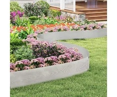 Promotions Sodo kraštų apvadai, cinkuotas metalas, 660x21,6 cm, sidabro spalvos