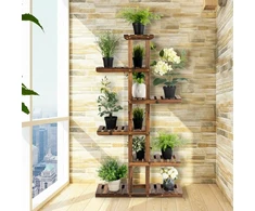 Promotions Augalų stovėtojas 6 aukštų 75x25,4x141 cm eglės mediena