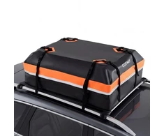 Promotions Automobilinis stogo bagažo laikiklis 112x86x45 cm Oranžinis PVC Vandeniui atsparus Saugojimo dėklas