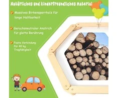 Promotions Balanso strypų rinkinys, 12 dalių, 70x10x1,8 cm, natūralių spalvų