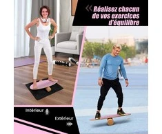 Promotions Pusiausvyros treniruoklio lenta, 13x31 cm, rožinė