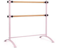 Promotions Nešiojama dviguba baleto atrama, 120,7x75x120,7 cm, rožinė