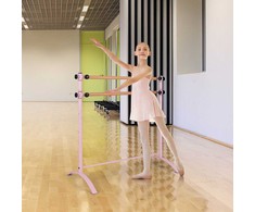 Promotions Nešiojama dviguba baleto atrama, 120,7x75x120,7 cm, rožinė