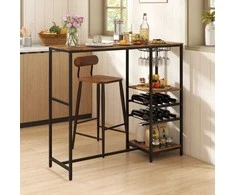 Promotions Baro stalas, 121x41x105 cm, Ruda Juoda