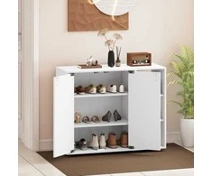 Promotions Batų spintelė, 80x30.5x64.8 cm, balta
