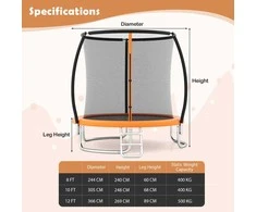 Promotions Batutas 366x269 cm Oranžinis